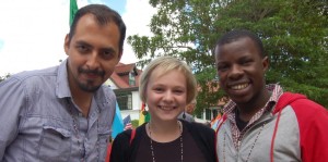Three Spanish Speakers attending LittWorld 2012 from Mexico, Russia & Kenya. photo by Ian Darke